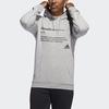 Adidas Sweatshirts Men's Gray Hooded Moderate Regular FR9335