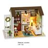 Полезные привлекательные, простые в сборке миниатюрные наборы для дома, кукольный деревянный кукольный домик, студийный комплект для украшения