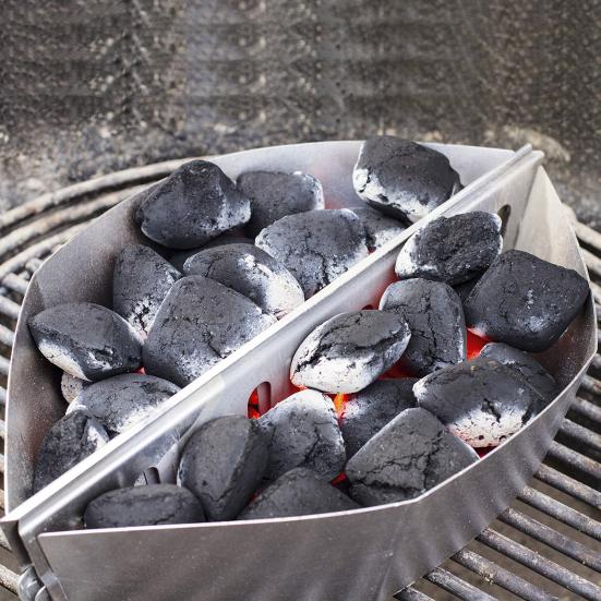 2 шт. держатель корзины для угля из нержавеющей стали для гриля контурные корзины для угольных брикетов сбалансированное тепло легкое