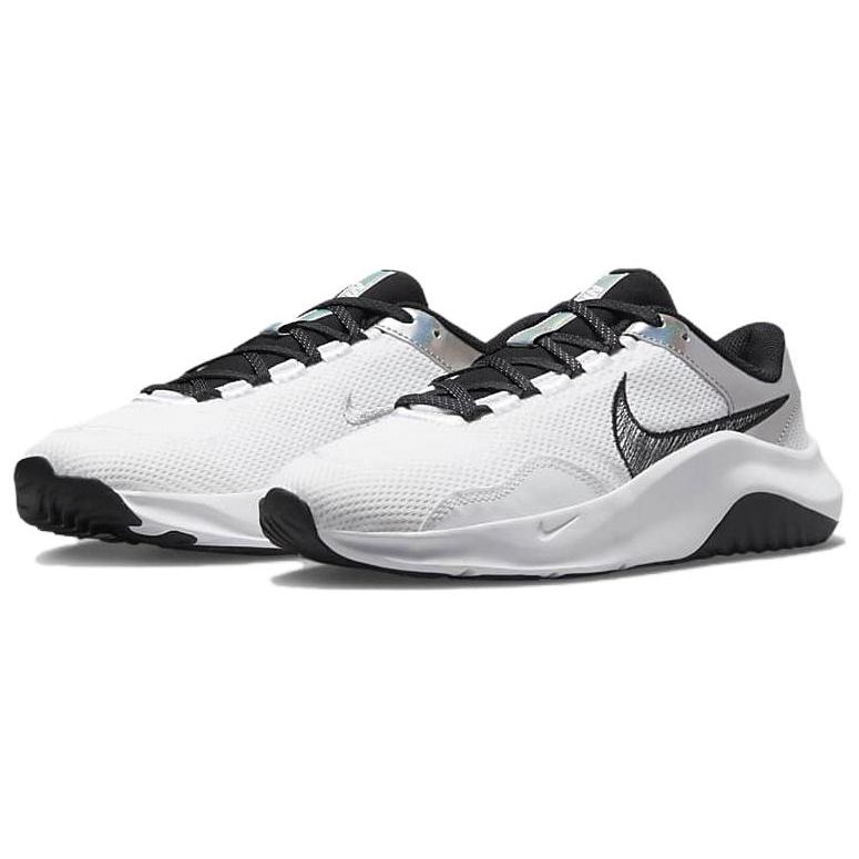 Nike Legend Essential 3 Next Nature Premium Белые Черные Переливающиеся Женские Кроссовки Разноцветные DQ4674-100