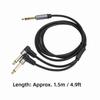 Male to Male Lossless Sound Cord 1.5m/4.9ft Audio Splitter Cable  Daily Use