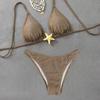 Summer New Lace-up Starfish Accessories Bikini Sexy Beach Split Swimsuit