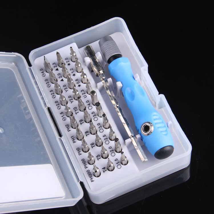 32-in-1 Multifunctional Screwdriver Set: Torx, Phillips & Slotted