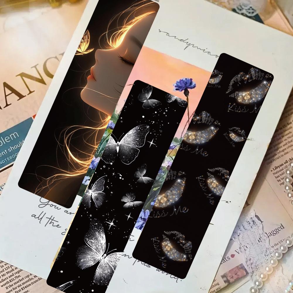 24 шт. Ночная бабочка Язык Креативное чтение Бумажная закладка Маленький подарок