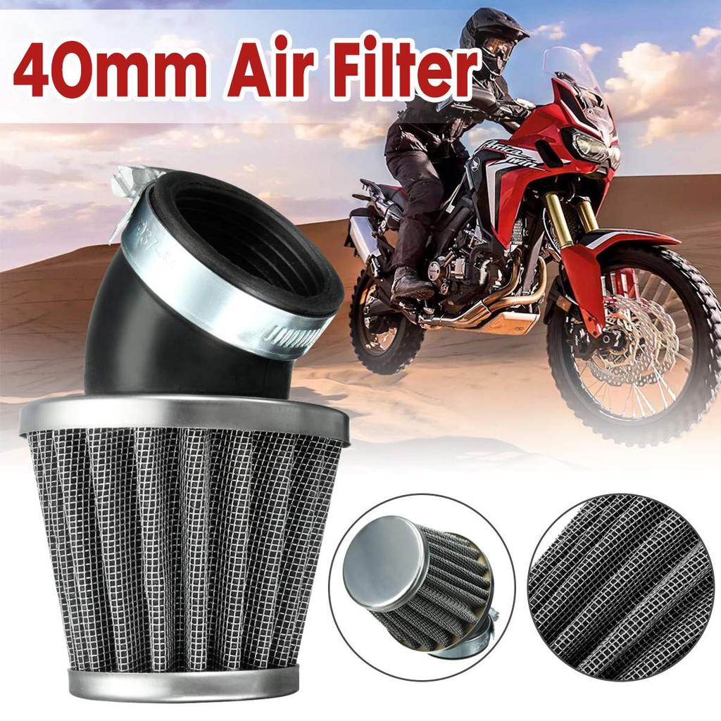 Universal Motorcycle Air Filter Cleaner Fit 50cc 110cc 125 140cc Motorcycle Pit Dirt Bike ATV Scooter 40mm