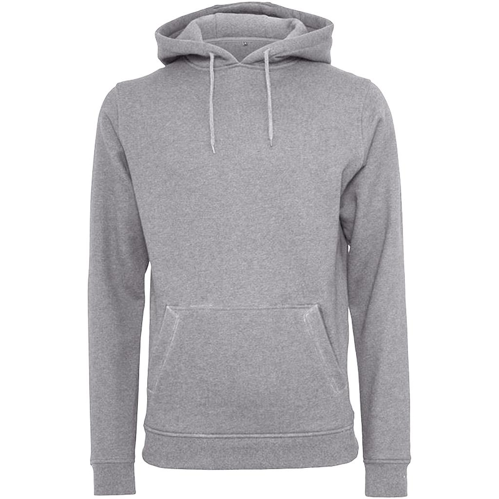 Build Your Brand Mens Heavy Pullover Hoodie