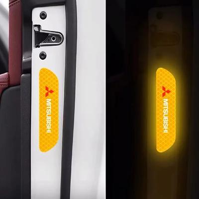 Наклейка на дверь автомобиля Предупреждение о безопасности Светоотражающая отметка Для Asx Lancer Outlander Pajero Ralliart