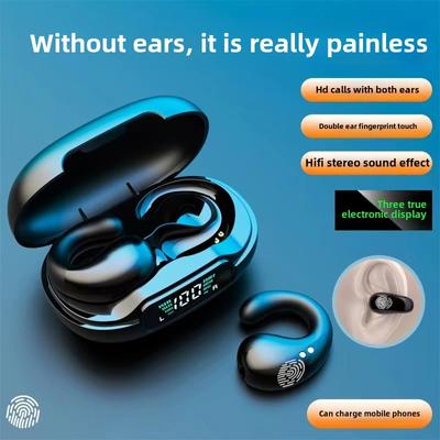 Новые беспроводные спортивные Bluetooth-наушники TWS с костной проводимостью не вредят ушам