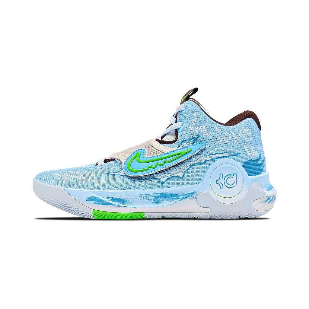 Nike KD Trey 5 X Нескользящие Нескользящие Низкие Баскетбольные Кроссовки Мужские Небесно-Голубые DJ7554-014(Команда282-)