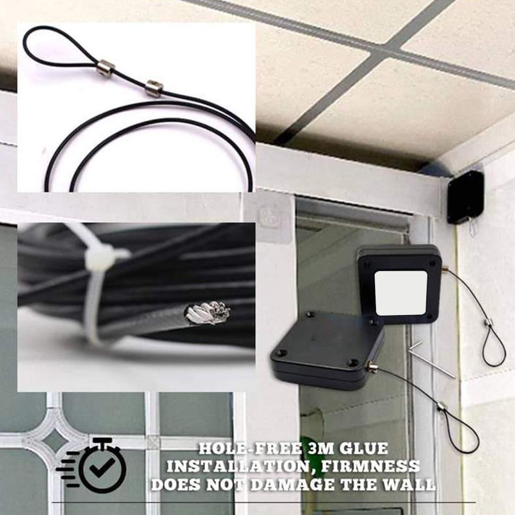 Automatic Sensor Door Closer Home Front Door Sliding Gate Retractable Telescopic Closer