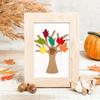 96Pcs DIY Felt Tree Crafts Kit for Autumn Home Decoration Thanksgiving Party Gifts Christmas Halloween Room Wall Decor Ornaments