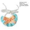 Knitted Cat Bib Adjustable Cute Pet Bib Soft Breathable Pet Bib with Bow Flower for Cats And Small Dogs Photo Prop