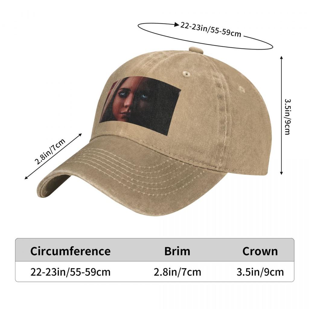 Чехол для страшной куклы Ковбойская шляпа Шляпа для гольфа Унисекс Уличная одежда Солнцезащитный козырек Женская шляпа Унисекс