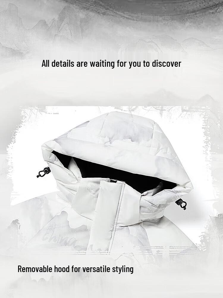 BOSIDENG B30143310 Unisex Hooded Duck Down Jacket