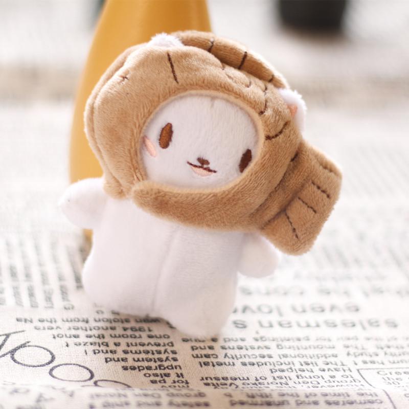 Cat Plush Doll Keychain Stuffed Toy With Pp Cotton Fill For Girl Bag Decor