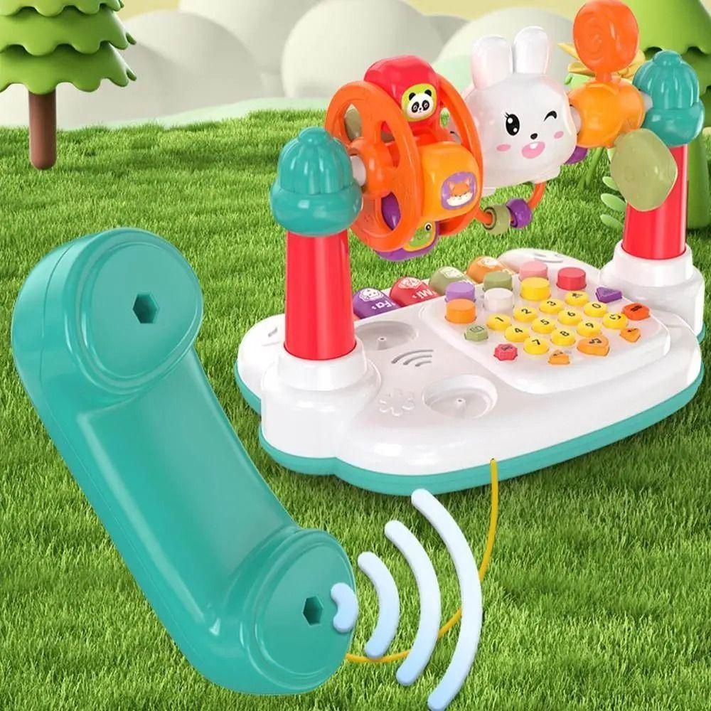 Interactive Rotating Music Piano Keyboard Creative Early Educational Music Toy Toddlers