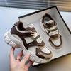 Весна 2024 Ретро обувь Женская новая спортивная повседневная обувь Женская вулканизированная обувь на толстой подошве Подарок