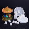 DIY 3D Силиконовая форма для лошадки-карусели, Форма для литья из эпоксидной смолы для вращающегося летающего стула, Инструмент для поделок своими руками, Украшение для дома и офиса
