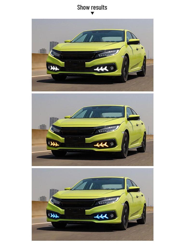 Светодиодные ДХО для Honda Civic Десятого Поколения 2019-2021