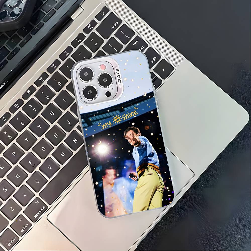 H-HaRRy Music Styles Phone Case For iPhone 17,16,15,14,13,12,11,Pro,XS,Max,Plus,Mini,SE4,E White Matte Shockproof Cover