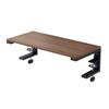 SANWA DIRECT Monitor Clamp Expandable Flat Desk 55cm Wide X 25cm Height 10kg Weight Wood Grain Dark Stand, Type, Top, Laying, Stand, Deep, Adjustable,