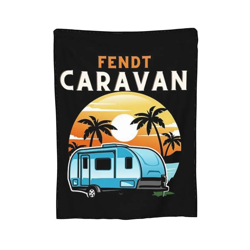 Одеяло Fendt Caravan, мягкое теплое фланелевое одеяло, плюшевое одеяло для кровати, гостиной, пикника, путешествия, домашнего дивана
