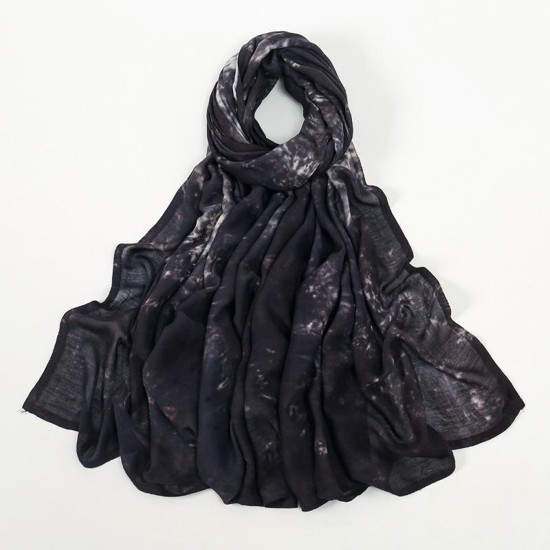 Малайзия и Индонезия горячие продажи тай-дай человеческий хлопок головной платок популярный большой размер дофаминовое сочетание цветов длинное полотенце женщины