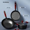 Meiling MGJ-LC3211 Maifan Stone Non-stick Cast Iron Pot Set