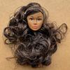 Винтажная 1/6 PP Форма лица Головы кукол Голова модной куклы с волосами хвостик челка макияж DIY Игрушечные детали Подарки на день рождения для девочек