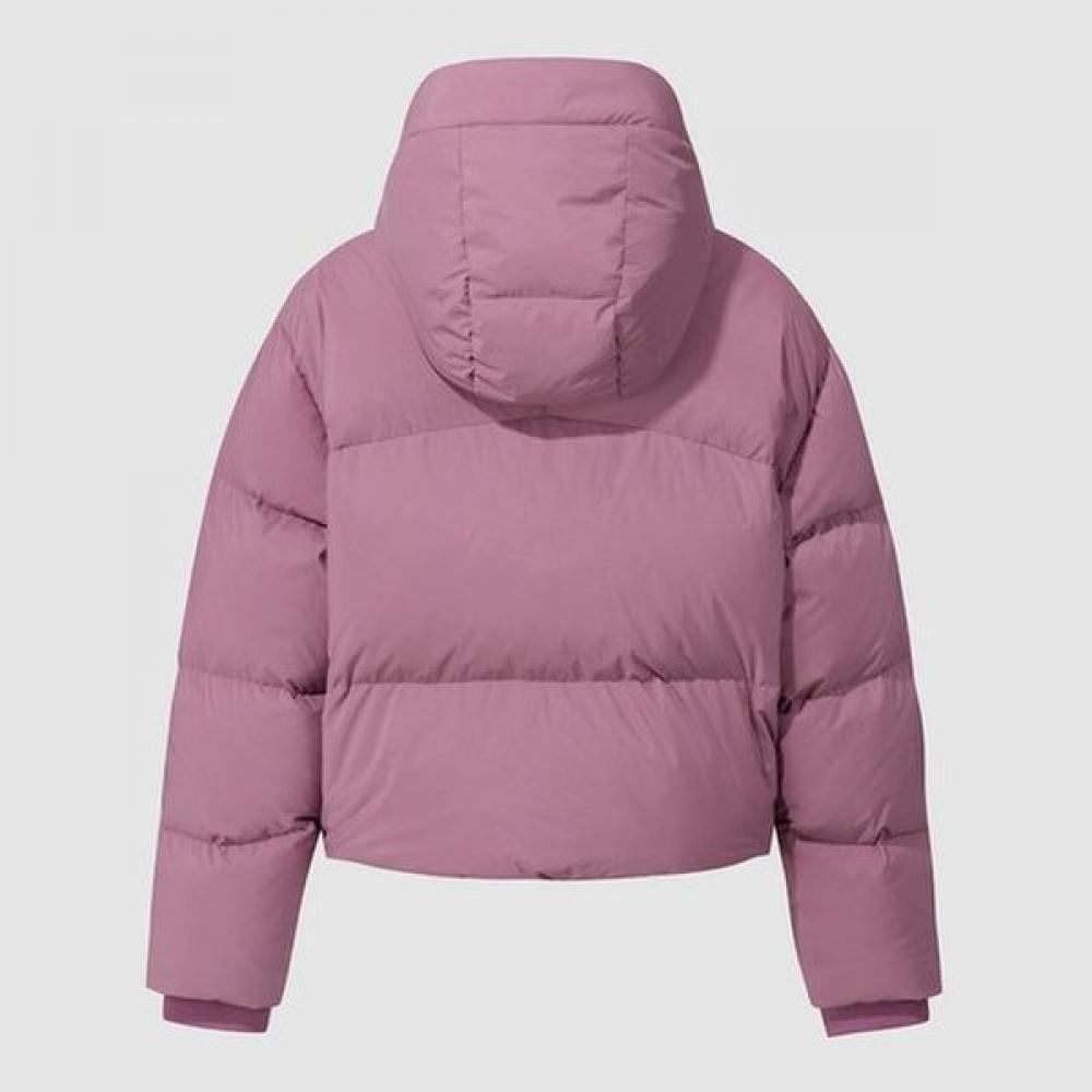 Le Coq Sportif Женская пуховая куртка S Neige свободного кроя с капюшоном Qq422odjo3
