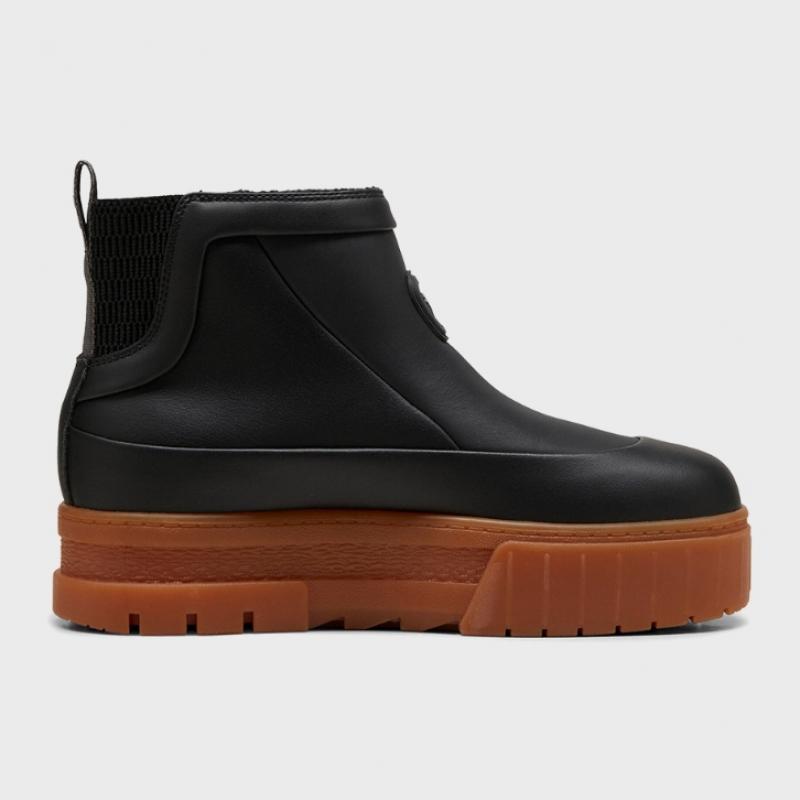 Puma Ботинки Maze Wellis кожаные W черные 398535 01