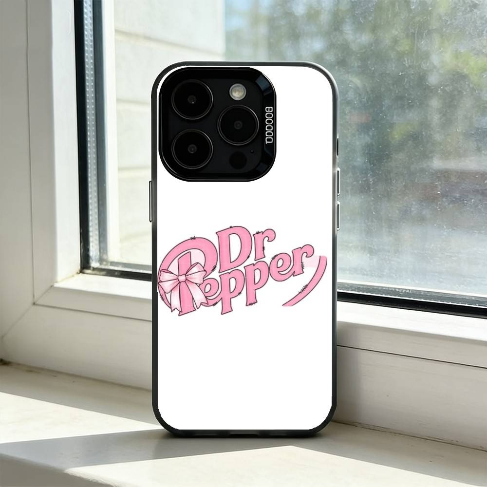 Чехол для телефона Dr Pepper C-Cherry Drink Для iPhone 17,16,15,14,13,12,11 Plus,Pro Max,XS, Цветной Серебристый Черный Чехол