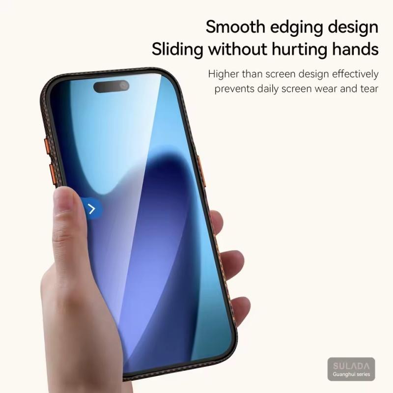 Для iPhone 17 Pro Max 17 Pro 17 Магнитный чехол для телефона Узор из углеродного волокна Magsafe Кевларовый узор Противоударный Жесткий чехол из ПК