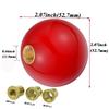 Abfer Round Shift Car Shift Knob Handle Suitable for Most Manual Transmission Cars and Red 6-Speed Knob, Head, Trucks,