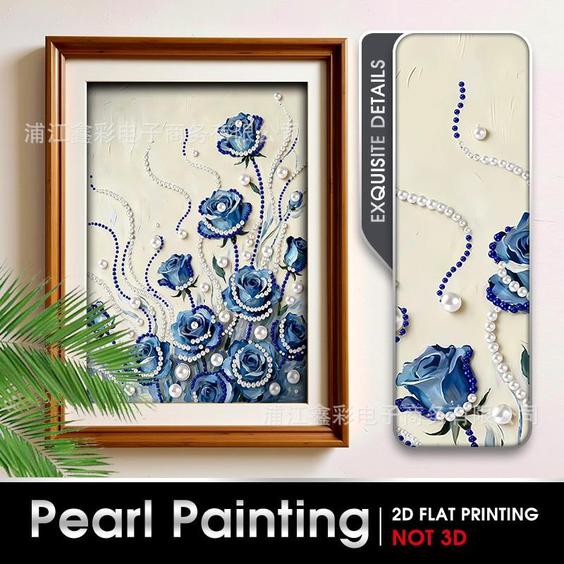30x40CM Pearl Painting DIY Kit Modern Unframed Wall Art Home Decor