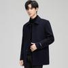 FAPAI Мужское однобортное пальто средней длины из смесовой шерсти 88%