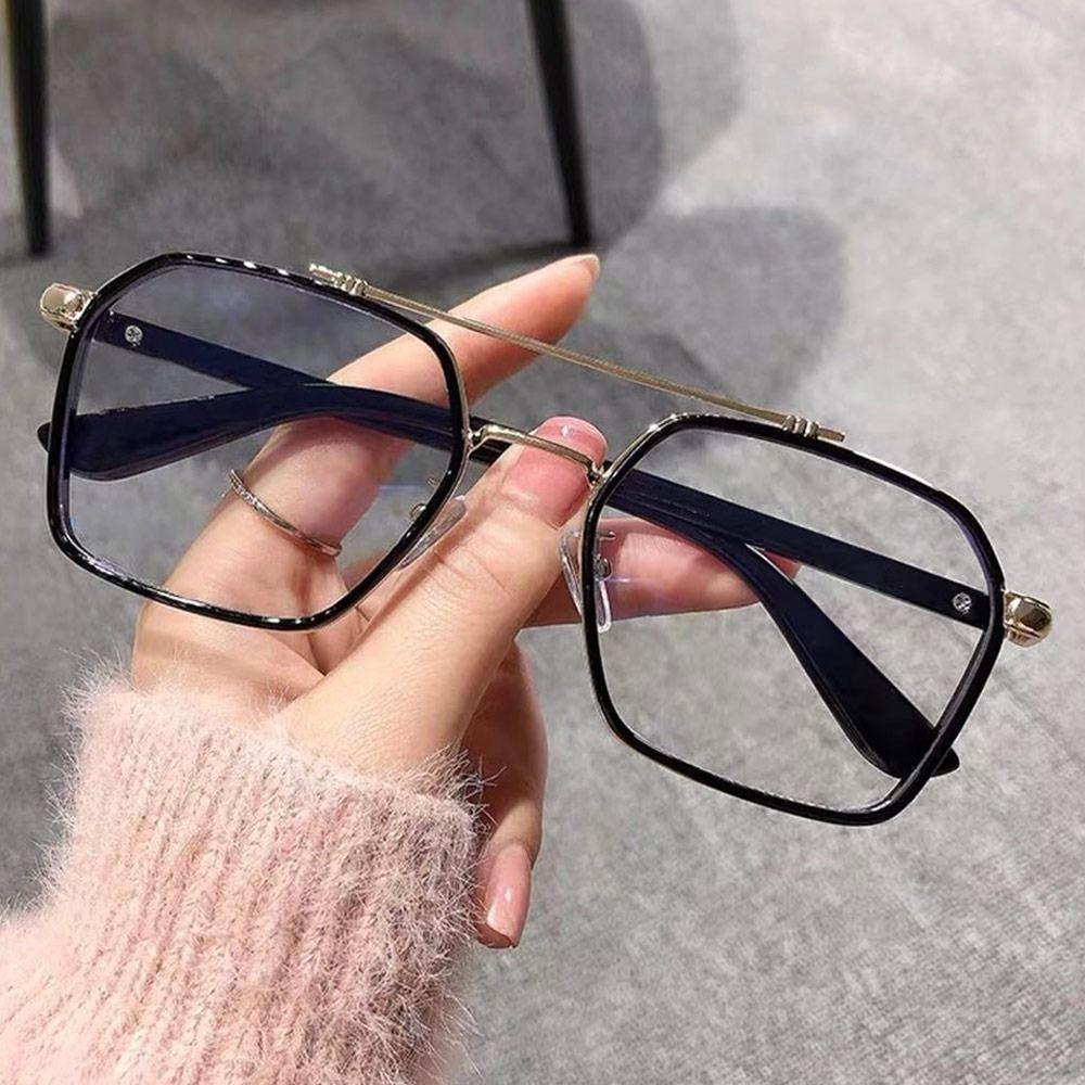 Portable Blue Ray Blocking Anti-Blue Light Glasses Ultralight Eye Protection Computer Goggles Metal Frame Eyewear Men Women