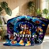 Custom Name Personalized Coraline Print Blanket, Home Decor, Bedroom, Sofa, Camping, Couch, Gifts for Birthday ChristmasEnthusiasts