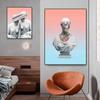 Веселая скульптура Дэвида, искусство, холст, живопись, абстрактные граффити, постеры и принты, настенные художественные картины для гостиной, домашний декор
