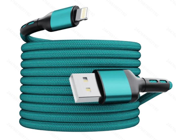 Сертифицированный MFi плетеный USB-кабель 1,8 м для быстрой зарядки телефона Apple 13