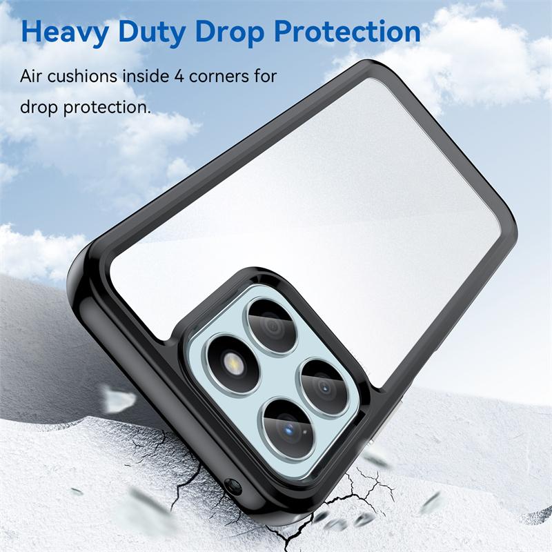 Transparent Colorful TPU Case for Honor Xb Plus X6b X8b X8a G X7a X6 X6s X7c Protective Cover Clear Fundas Coque Capa
