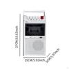 Portable Cassette Player Built In Speaker Small High Performance Lightweight Multifunction