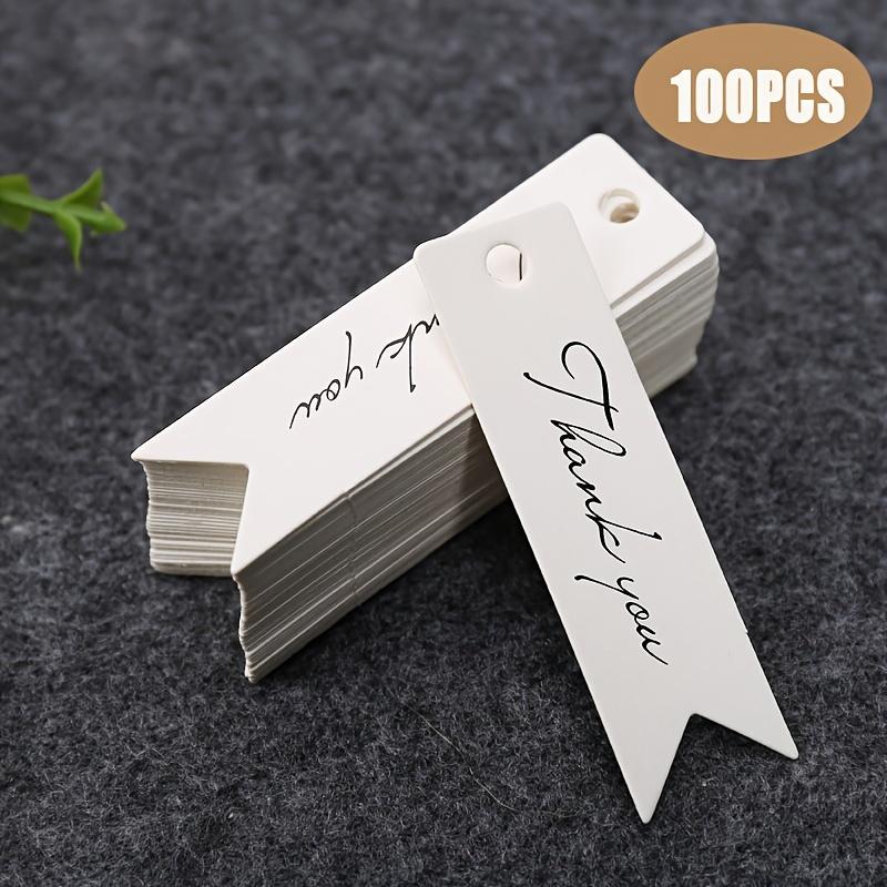 Подвесные подарочные бирки, бумажные крафт-бирки с надписью "Спасибо" для рукоделия, свадеб, дней рождения, вечеринок, праздников и т.д.