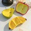 Creative Fruit Shaped Ceramic Dish Household Snacks Dishes Sauces Seasonings Plate Mini Saucer Tableware Dinner Kitchen Supplies