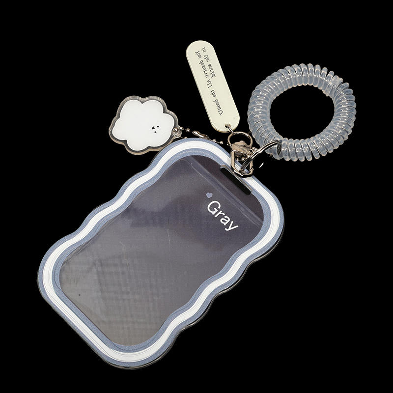 Креативный дизайн Kpop держатель для фотокарточек Прозрачный держатель для карточек Брелок для фото чехлы для автобусных карточек Чехол для студенческих карточек Защитник для фотографий