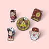 Креативные эмалевые броши из сплава с мультяшными персонажами