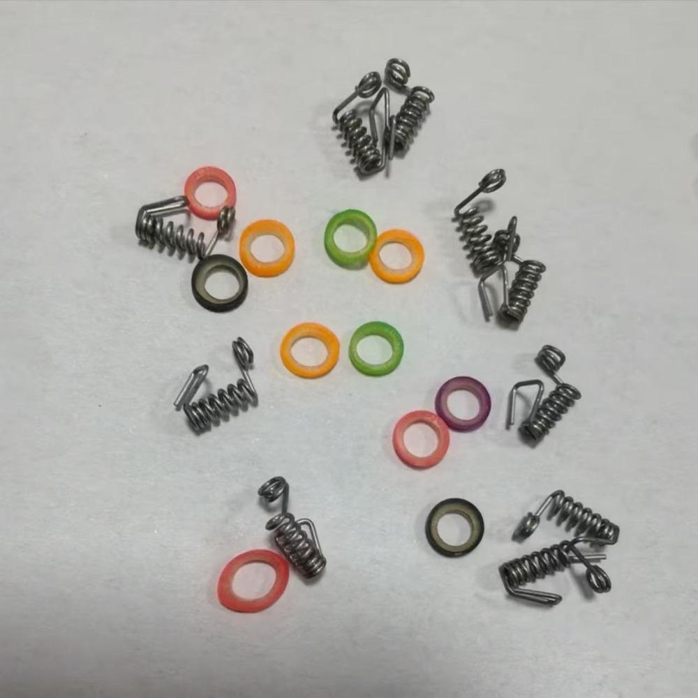 10 шт. Крючки для живой креветки с защитой от коррозии, с пружиной, прочные, одинарные крючки типа «клюв ястреба», для морской рыбалки