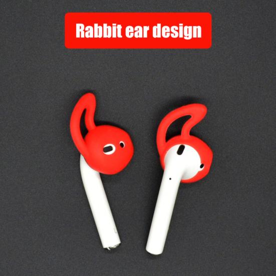 1 Pair Silicone Anti-drop Ear Hook Protector Cover Case for AirPods 1/2 for Ear-pods