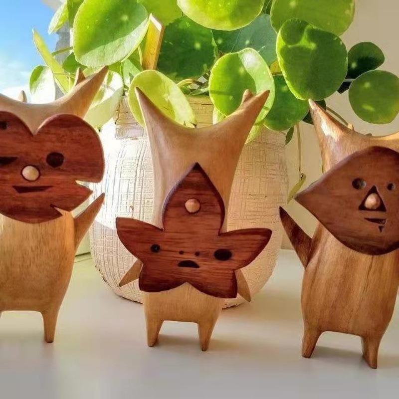 Деревянная Маска Фигурки Декоративные Предметы Дизайн Дома Смола Ручная Работа Имитация Дерева Племенной Дизайн Украшение