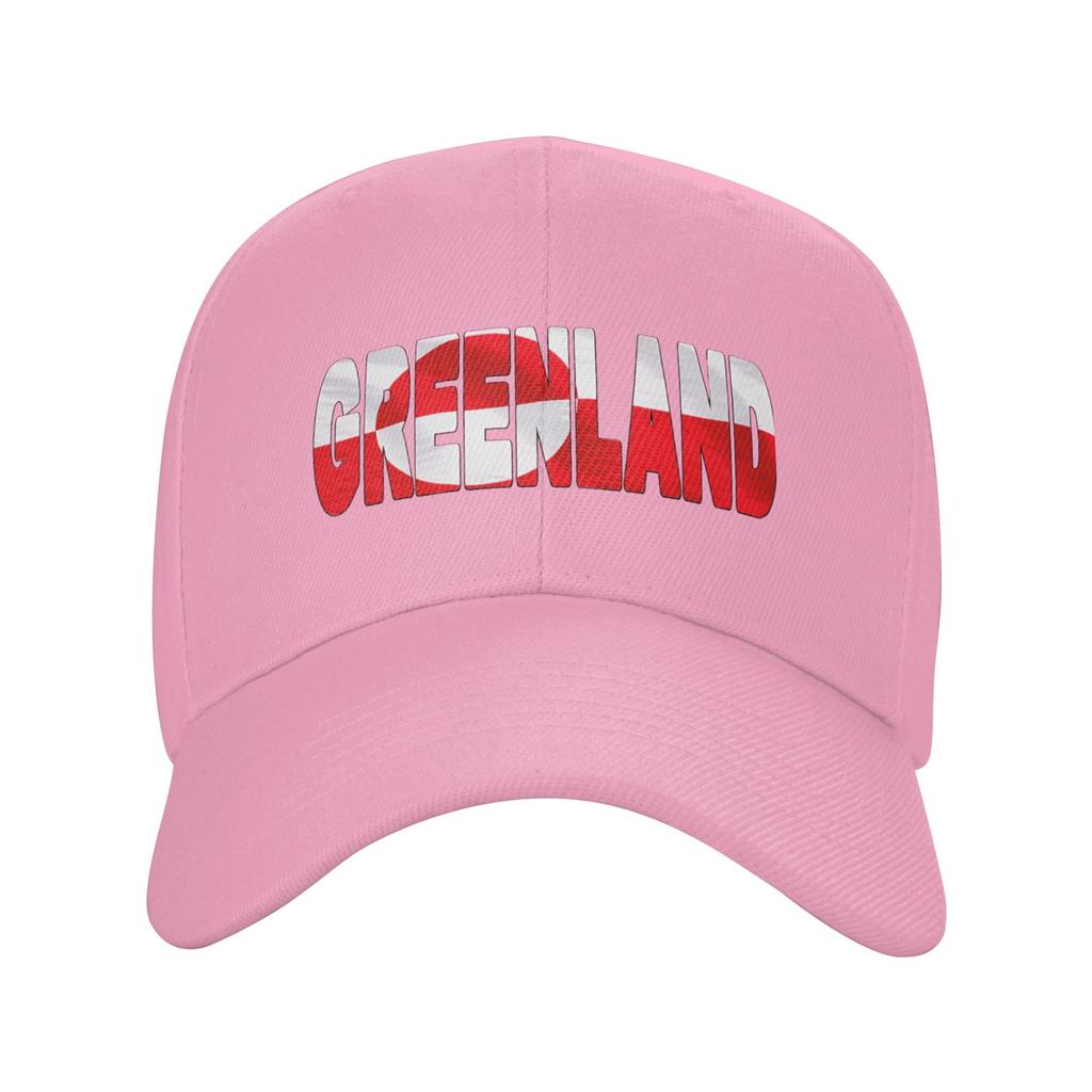 GREENLAND Flag Flying in Wind Baseball Cap Kpop Rock Sun-Proof Hip Hop Hats Women Men Classic Design Baseball Caps